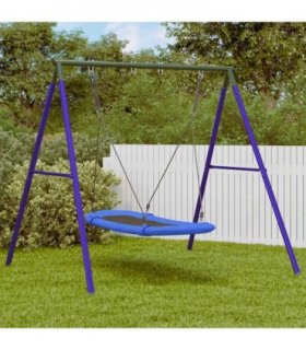 vidaXL Outdoor Swing Set with Nest Swing
