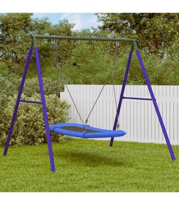 vidaXL Outdoor Swing Set with Nest Swing