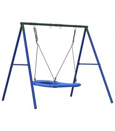 vidaXL Outdoor Swing Set with Nest Swing
