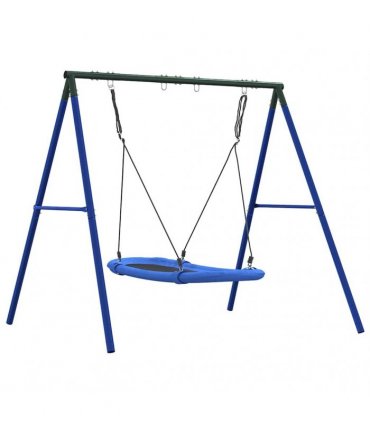vidaXL Outdoor Swing Set with Nest Swing