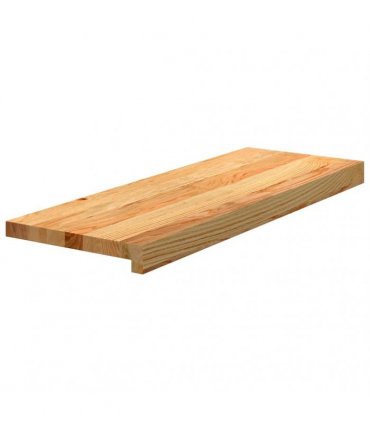 vidaXL Stair Treads 2 pcs Light Brown 70x25x2 cm Solid Wood Oak