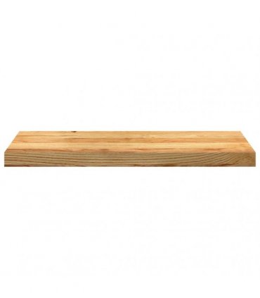 vidaXL Stair Treads 2 pcs Light Brown 70x25x2 cm Solid Wood Oak