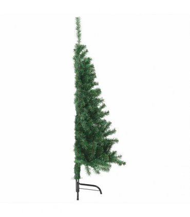 vidaXL Artificial Half Christmas Tree with Stand Green 120 cm PVC