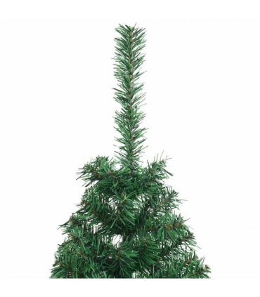 vidaXL Artificial Half Christmas Tree with Stand Green 120 cm PVC
