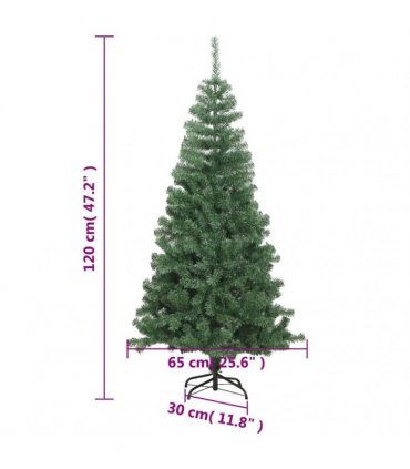 vidaXL Artificial Christmas Tree with Stand 120 cm 230 Branches