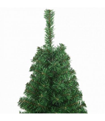 vidaXL Artificial Christmas Tree with Thick Branches Green 120 cm PVC