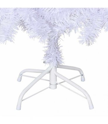 vidaXL Artificial Christmas Tree with Thick Branches White 120 cm PVC