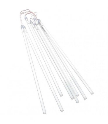 vidaXL Meteor Lights 8 pcs 50 cm Blue 288 LEDs Indoor Outdoor