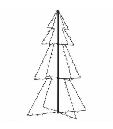 vidaXL Christmas Cone Tree 160 LEDs Indoor and Outdoor 78x120 cm