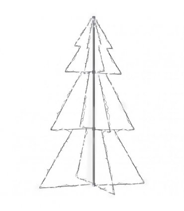 vidaXL Christmas Cone Tree 200 LEDs Indoor and Outdoor 98x150 cm