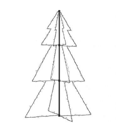 vidaXL Christmas Cone Tree 200 LEDs Indoor and Outdoor 98x150 cm