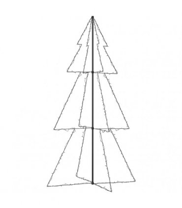 vidaXL Christmas Cone Tree 300 LEDs Indoor and Outdoor 120x220 cm
