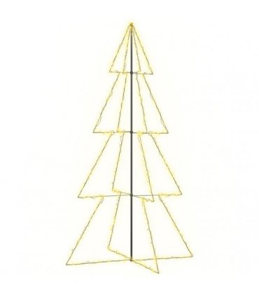 vidaXL Christmas Cone Tree 360 LEDs Indoor and Outdoor 143x250 cm