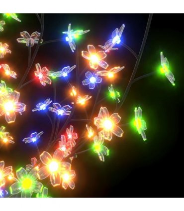 vidaXL Christmas Tree 120 LEDs Colourful Light Cherry Blossom 150 cm