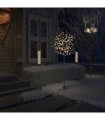 vidaXL Christmas Tree 200 LEDs Warm White Light Cherry Blossom 180 cm