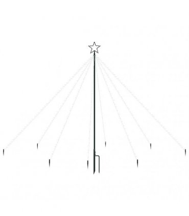 vidaXL LED Christmas Waterfall Tree Lights 400 LEDs 2.5 m