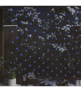 vidaXL Christmas Net Light Blue 3x2 m 204 LED Indoor Outdoor