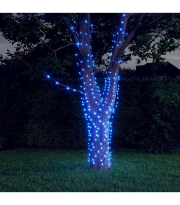 vidaXL Solar Fairy Lights 5 pcs 5x200 LED Blue Indoor Outdoor