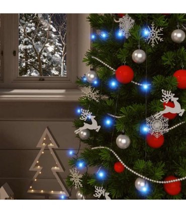 vidaXL Solar Fairy Lights 5 pcs 5x200 LED Blue Indoor Outdoor
