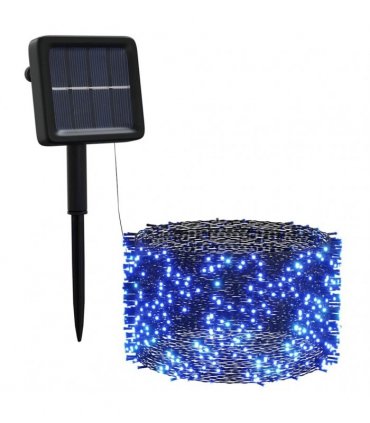 vidaXL Solar Fairy Lights 5 pcs 5x200 LED Blue Indoor Outdoor