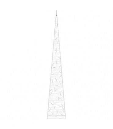 vidaXL Acrylic Decorative LED Light Cone Blue 90 cm