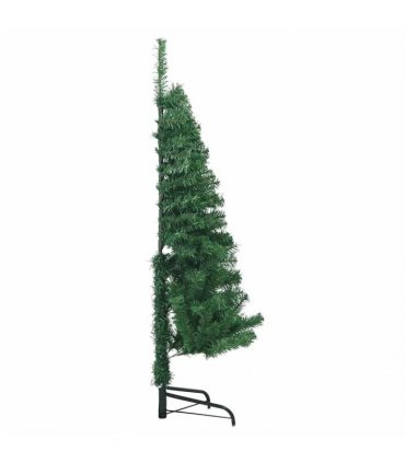 vidaXL Artificial Christmas trees PVC, Steel Green