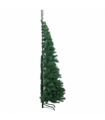 vidaXL Artificial Christmas trees PVC and Steel Green