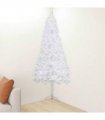 vidaXL Artificial Christmas trees PVC, Steel White
