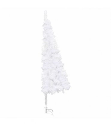 vidaXL Artificial Christmas trees PVC, Steel White