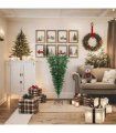 vidaXL Christmas trees PVC, Steel Green