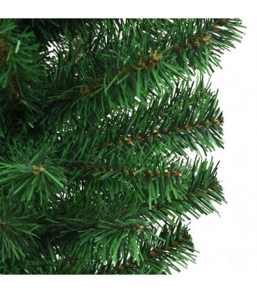 vidaXL Christmas trees PVC, Steel Green