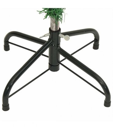 vidaXL Christmas trees PVC, Steel Green