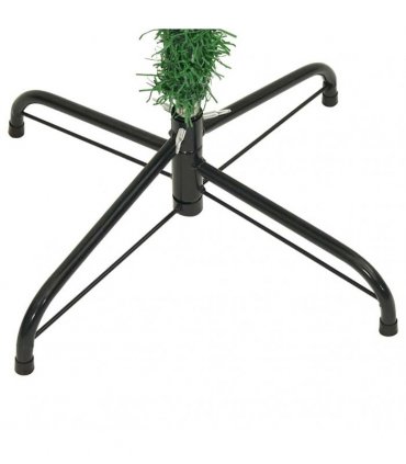 vidaXL Christmas trees PVC, Steel Green