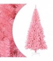 vidaXL Artificial Christmas Tree with Stand Pink 240 cm PVC