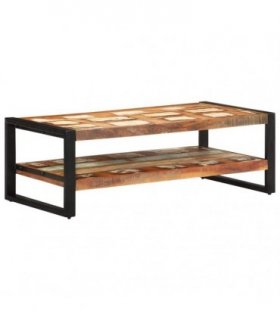 vidaXL Coffee Table 120x60x40 cm Solid Reclaimed Wood