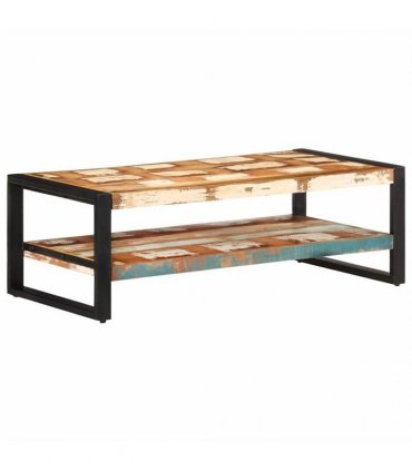 vidaXL Coffee Table 120x60x40 cm Solid Reclaimed Wood