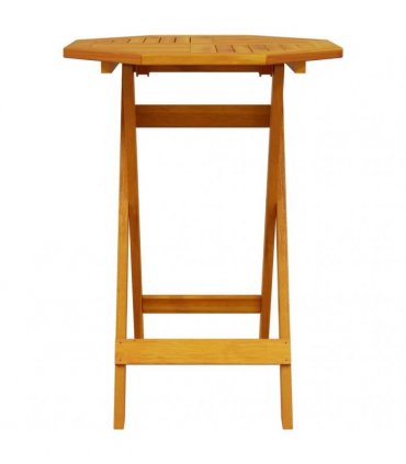 vidaXL 3 Piece Folding Bistro Set Solid Wood Acacia