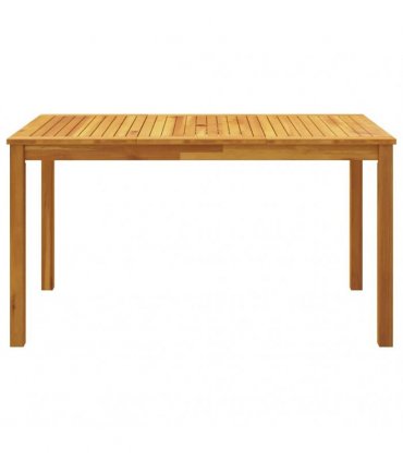 vidaXL 5 Piece Garden Dining Set 140x80x74 cm Solid Wood Acacia