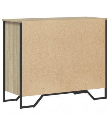 vidaXL Chest of Drawers Sonoma Oak 91x35,5x74,5 cm Engineered Wood