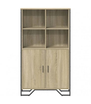 vidaXL Highboard Sonoma Oak 79,5x35,5x137,5 cm Engineered Wood