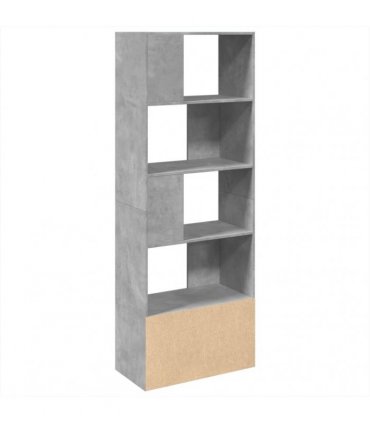 vidaXL Bookcase Concrete Grey 70x36x189 cm Engineered Wood