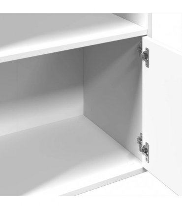 vidaXL Bookcase White 100x36x189 cm Engineered Wood