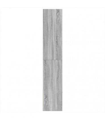 vidaXL Bookcase Grey Sonoma 100x36x189 cm Engineered Wood