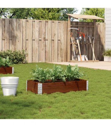 vidaXL Garden Planter Brown 100x50 cm Solid Wood Pine