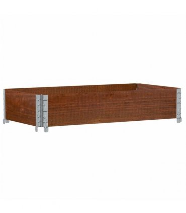 vidaXL Garden Planter Brown 100x50 cm Solid Wood Pine