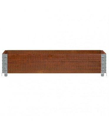 vidaXL Garden Planter Brown 100x50 cm Solid Wood Pine