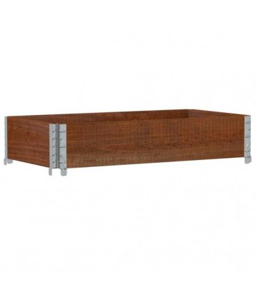 vidaXL Garden Planter Brown 100x50 cm Solid Wood Pine