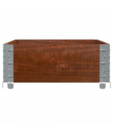 vidaXL Garden Planter Brown 100x50 cm Solid Wood Pine