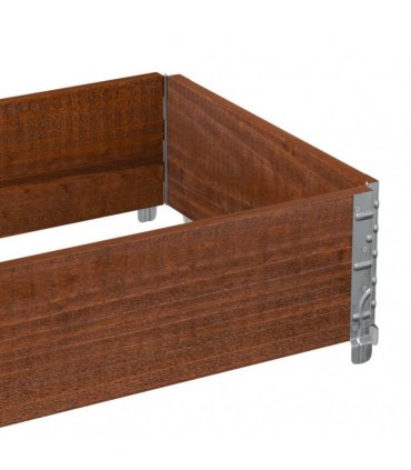 vidaXL Garden Planter Brown 100x50 cm Solid Wood Pine