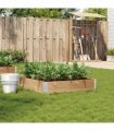 vidaXL Garden Planter 100x100 cm Solid Pine Wood